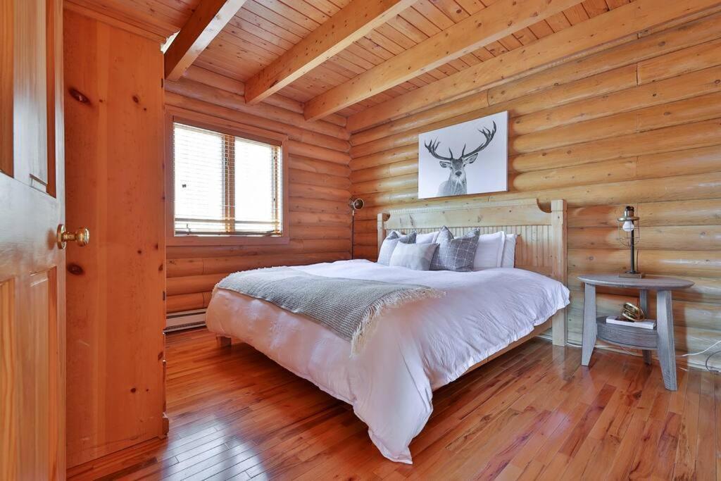 Le Courchevel Luxe Chalet - Private Pool - Jacuzzi - Ski Saint-Adolphe-d'Howard Extérieur photo